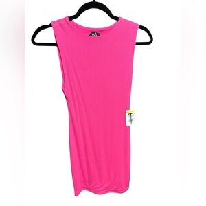Pink Sleeveless Naked Wardrobe Women's dress NWT